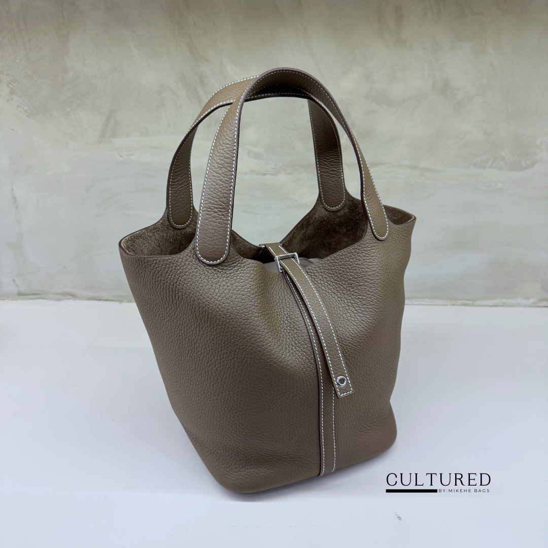 Hermès Picotin 22 in Etoupe