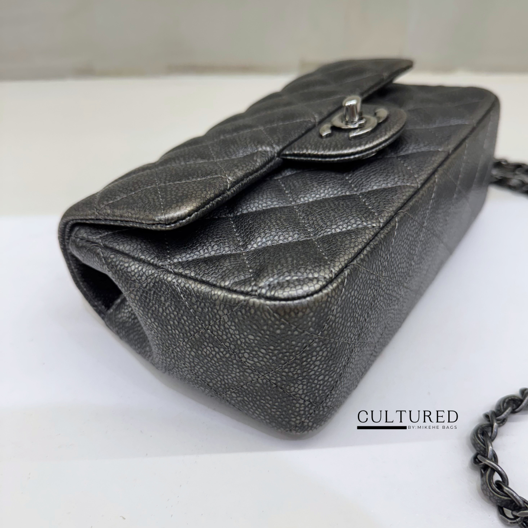 Chanel Mini Rectangle in Dark Bronze