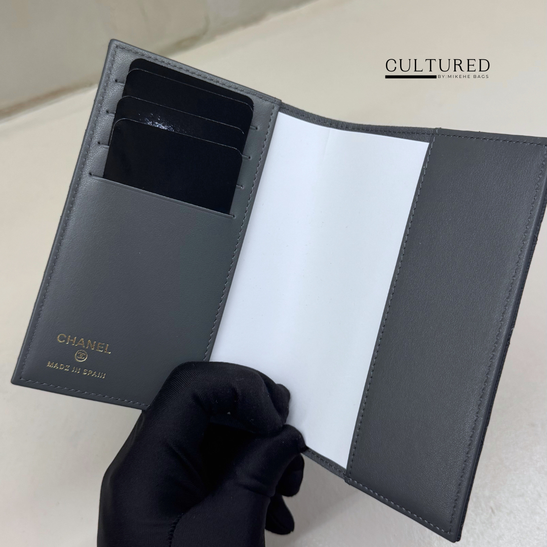 Chanel Passport Holder in Grey
