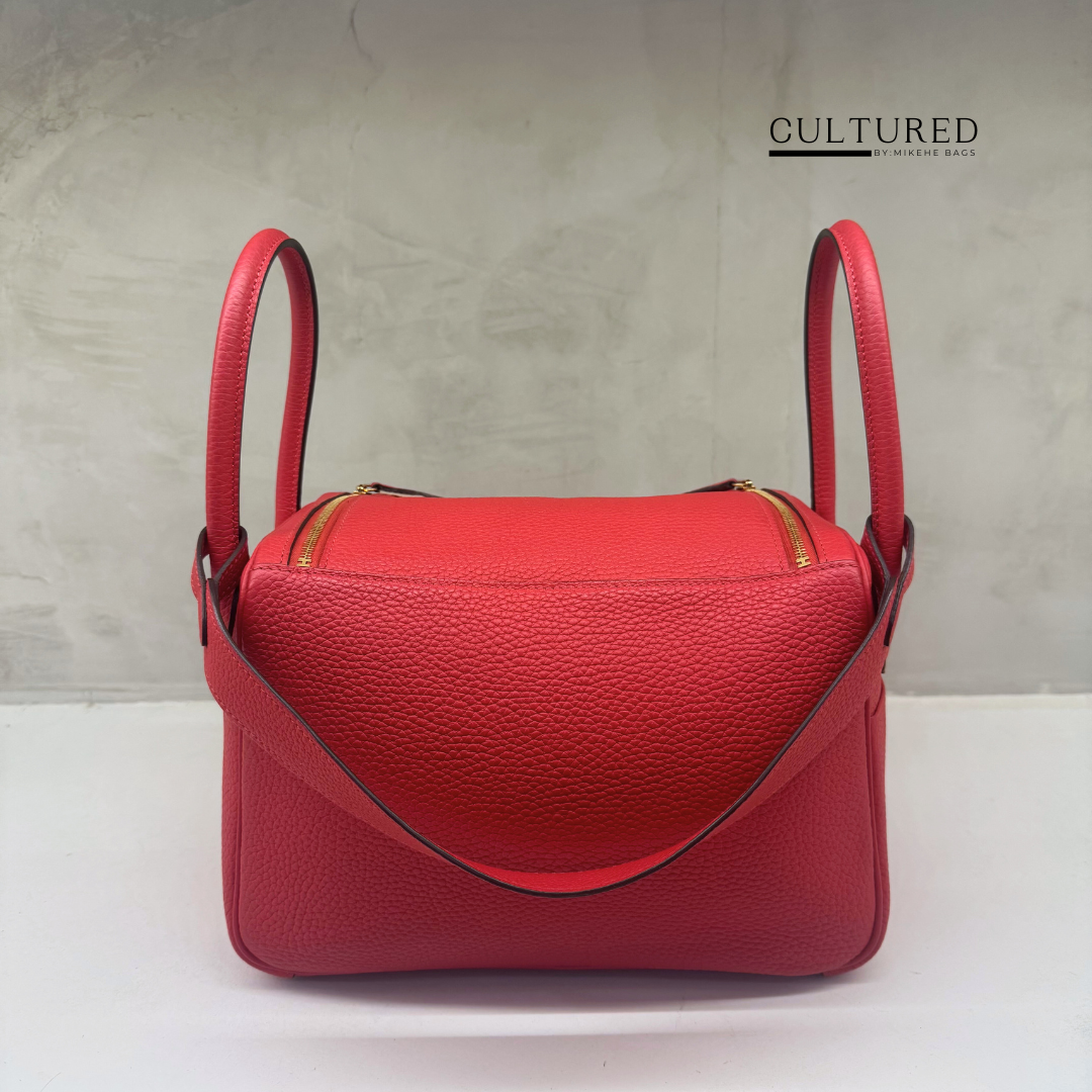 Hermès Lindy 26 in Rouge Casaque