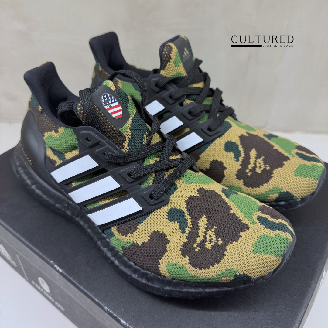 Bape x Adidas Ultraboost Sneakers US Size 5 ½