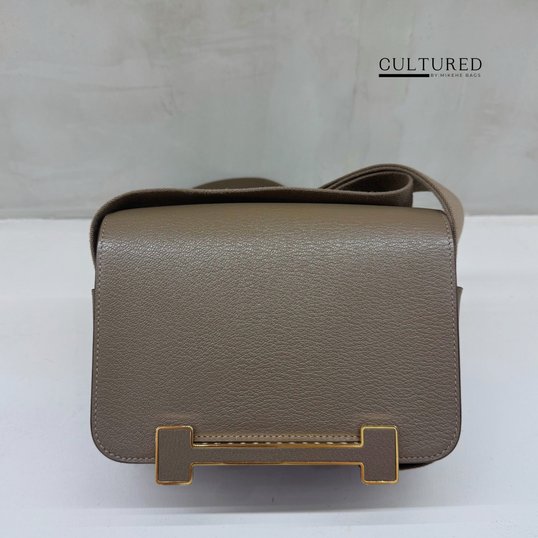 Hermès Geta Bag in Etoupe