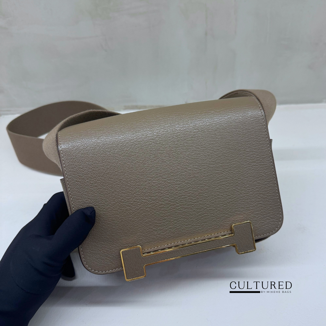 Hermès Geta Bag in Etoupe