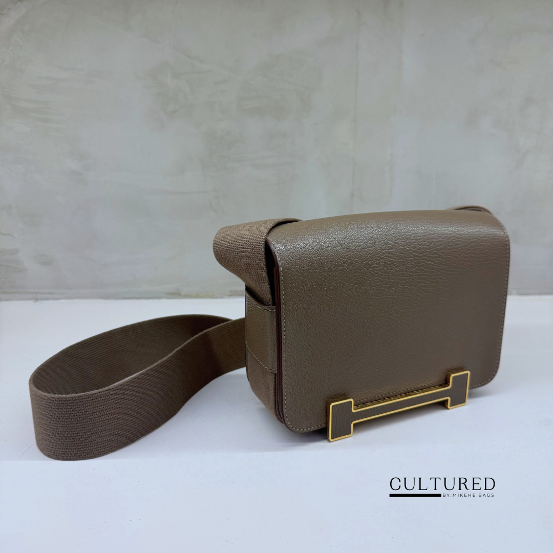 Hermès Geta Bag in Etoupe