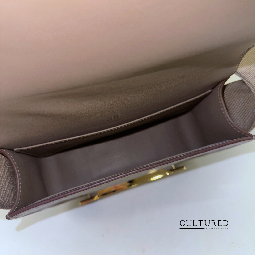 Hermès Geta Bag in Etoupe