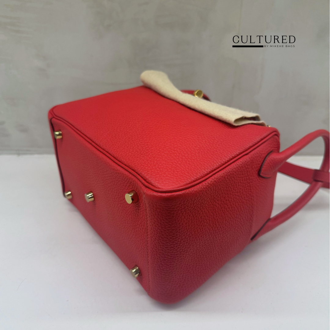 Hermès Lindy 26 in Rouge Casaque