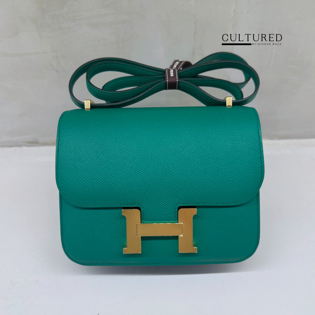 Hermès Constance 19 in Vert Jade