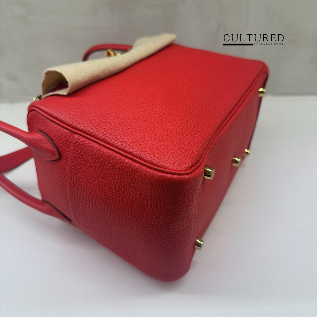 Hermès Lindy 26 in Rouge Casaque