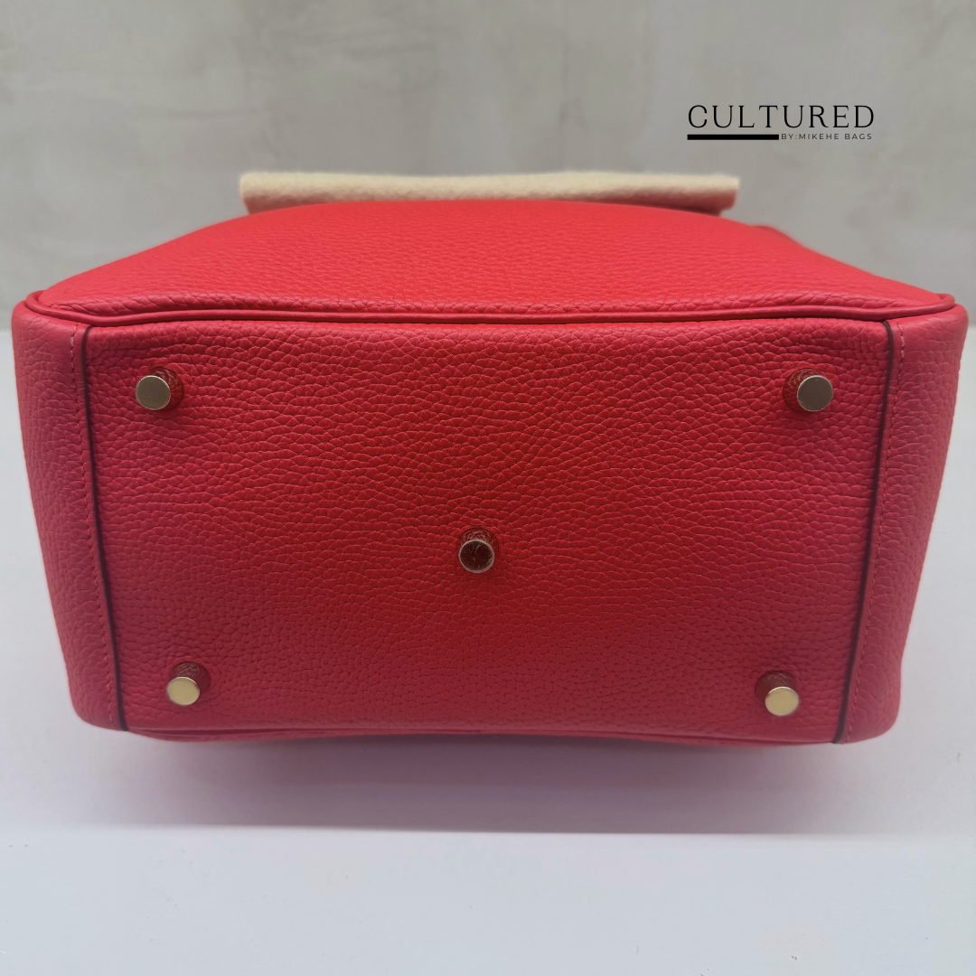 Hermès Lindy 26 in Rouge Casaque