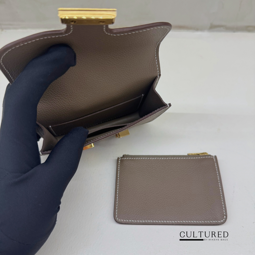 Hermès Constance Slim in Etoupe