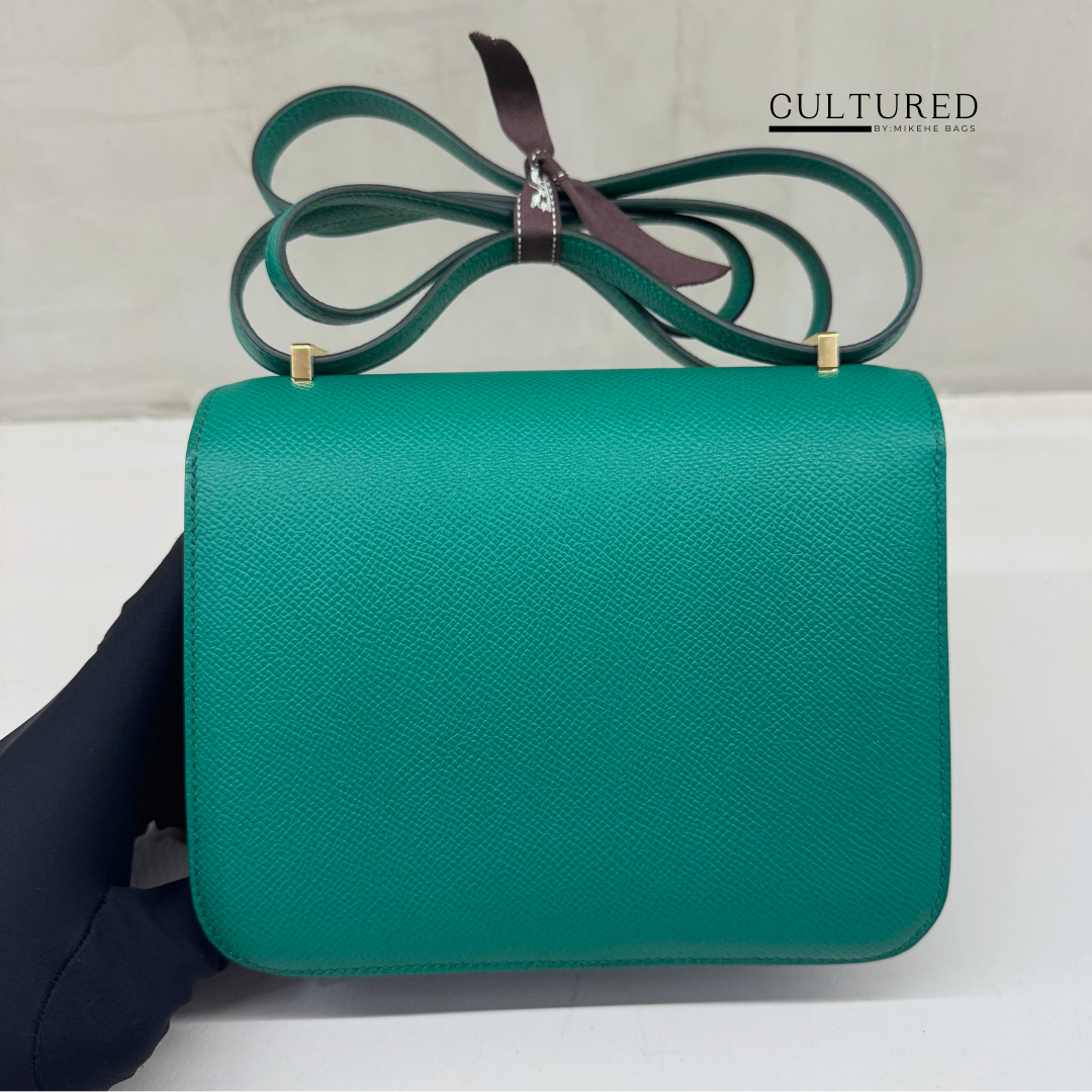 Hermès Constance 19 in Vert Jade