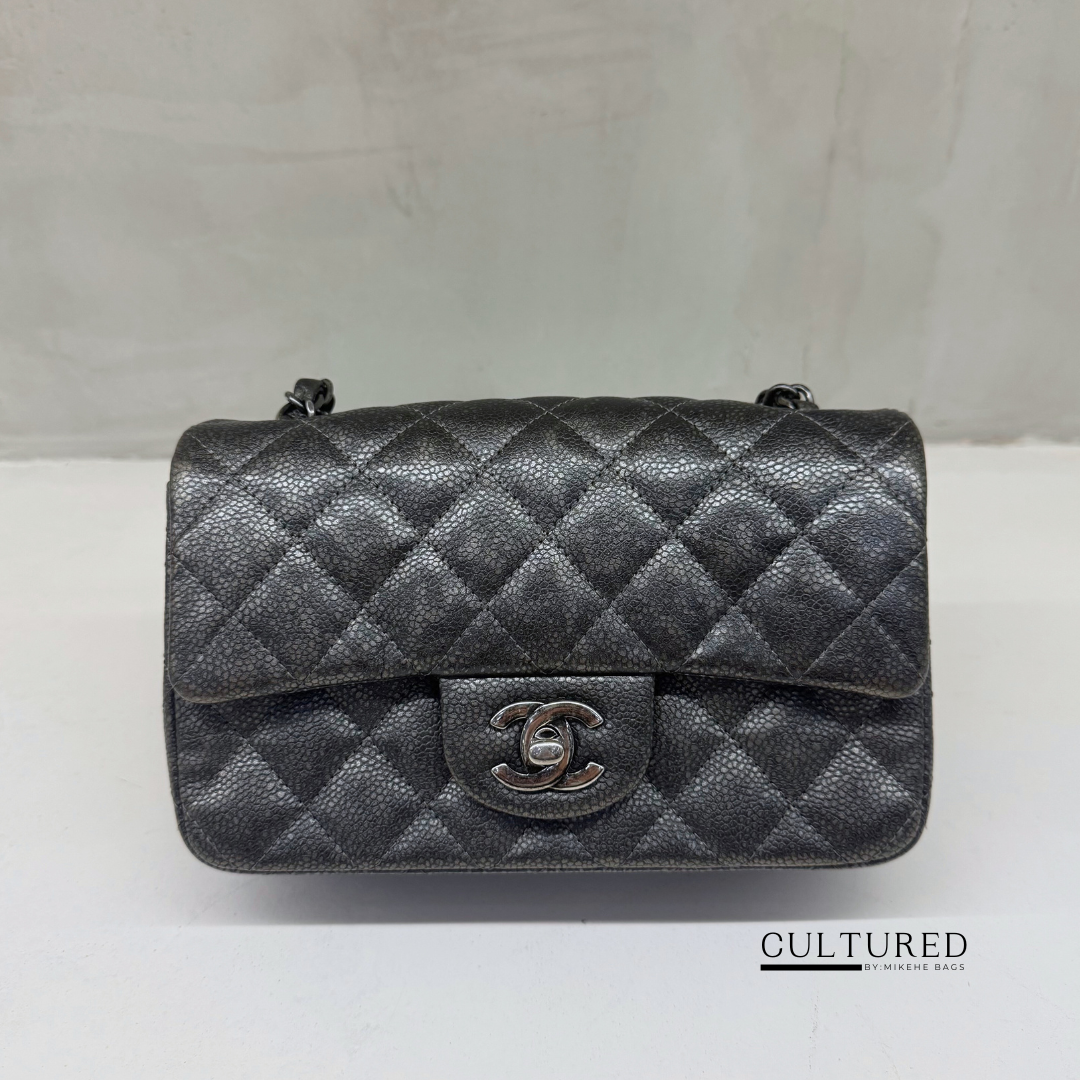 Chanel Mini Rectangle in Dark Bronze