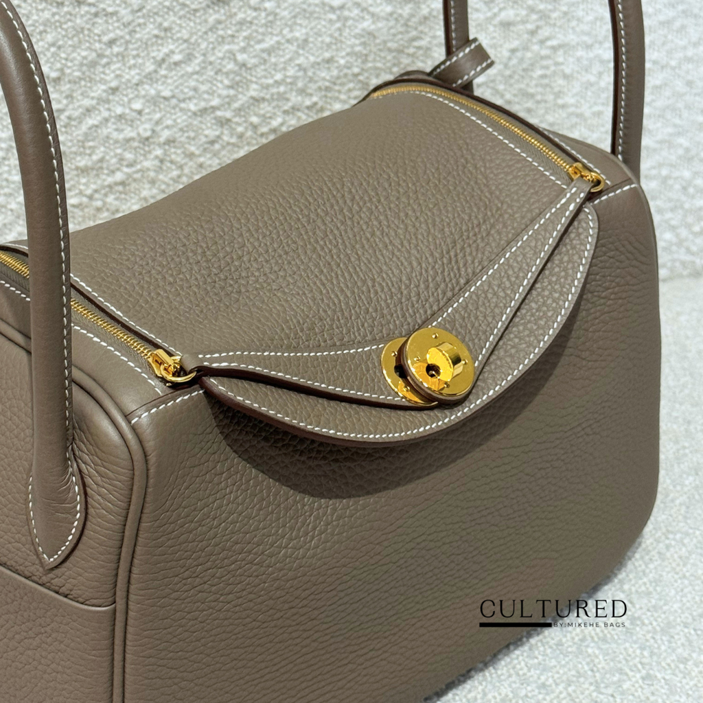 Hermès Lindy 26 in Etoupe