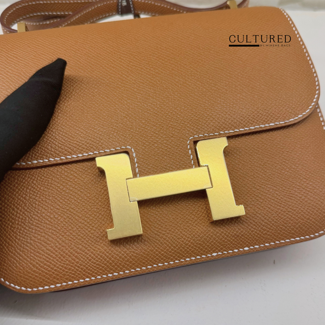 Hermès Constance 19 in Gold on Gold