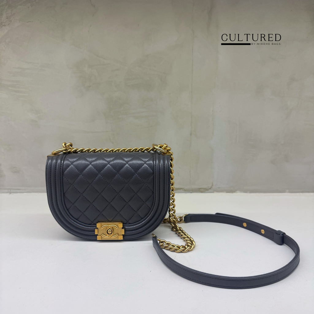 Chanel Boy Crescent Messenger Bag