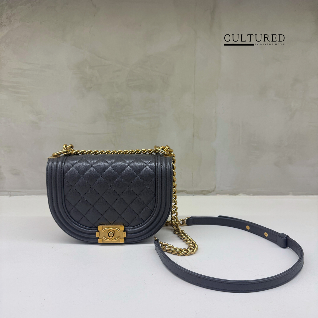 Chanel Boy Crescent Messenger Bag