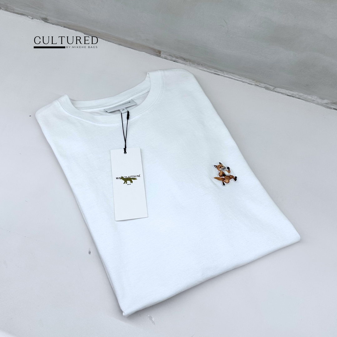 Maison Kitsuné Speedy Fox T-Shirt in White