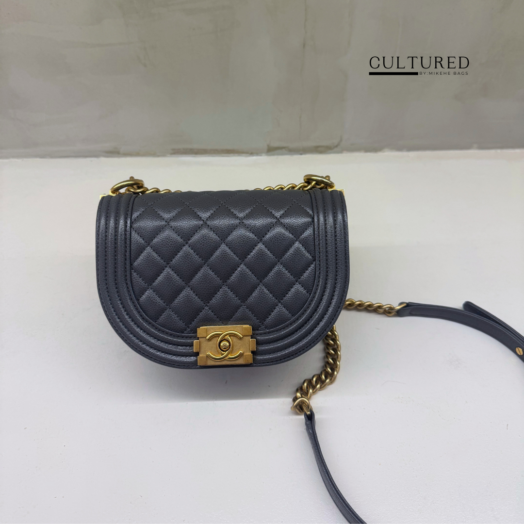 Chanel Boy Crescent Messenger Bag