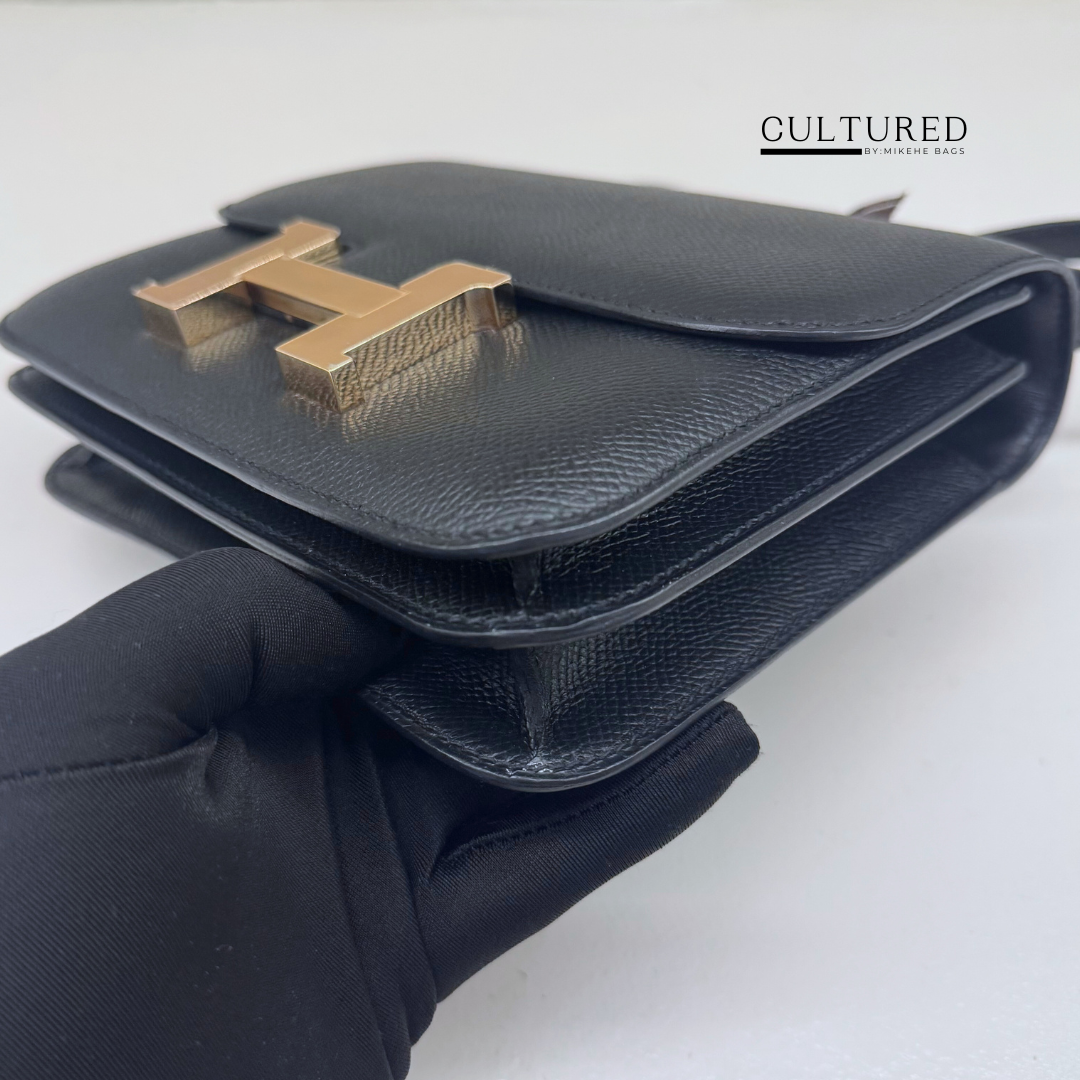 Hermès Constance 19 in Black