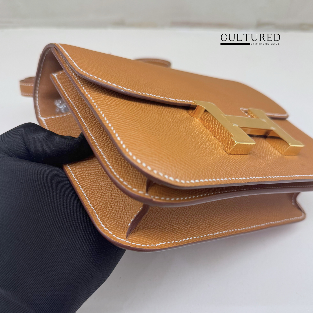 Hermès Constance 19 in Gold on Gold