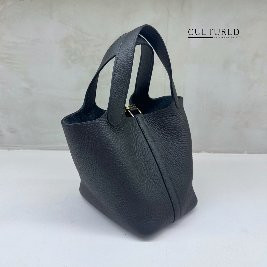 Hermès Picotin in Dark Bronzd