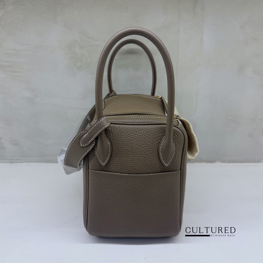 Hermès Lindy 26 in Etoupe