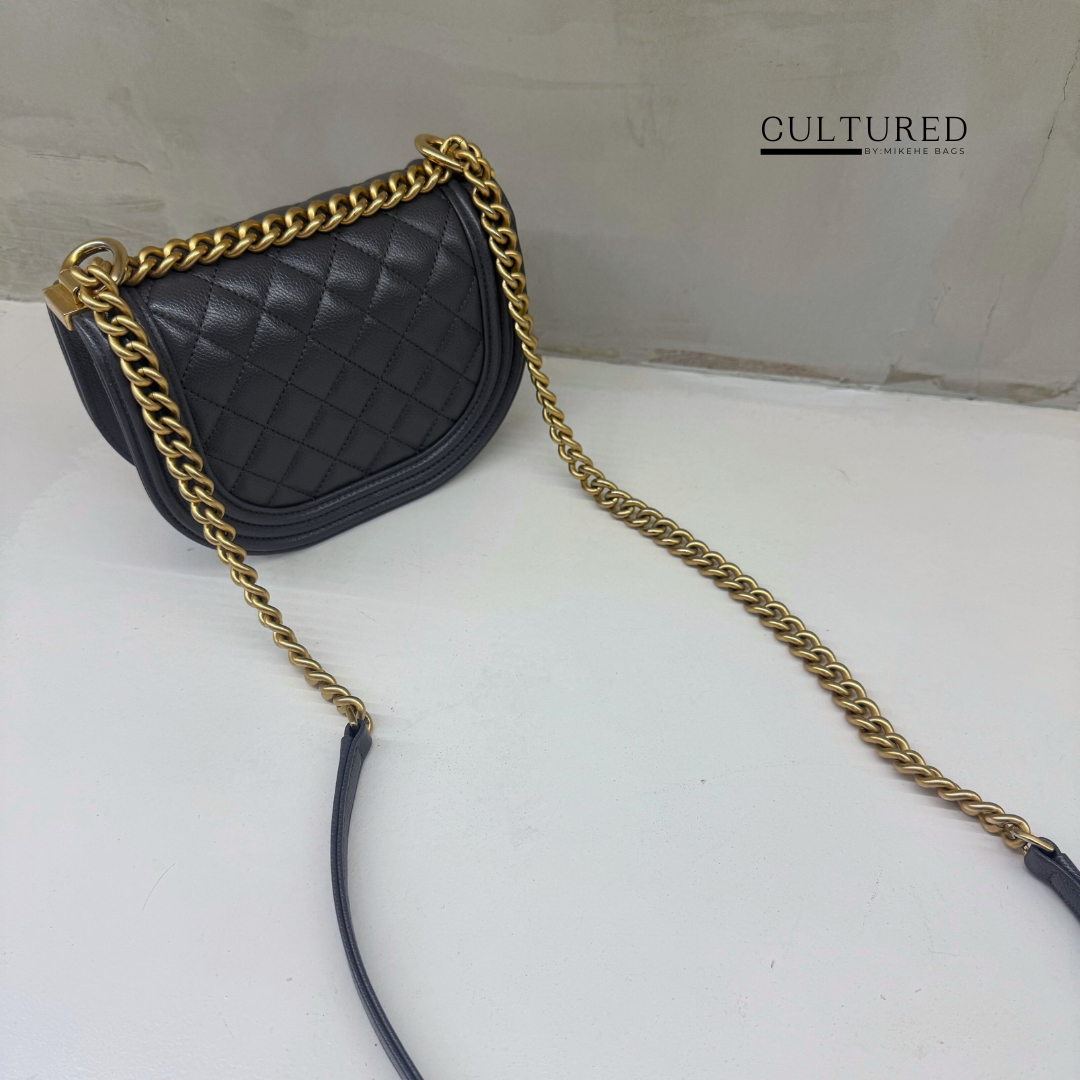 Chanel Boy Crescent Messenger Bag