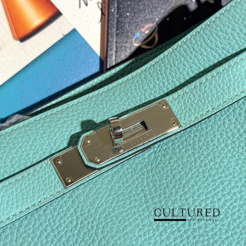 Hermès So Kelly 22 in Blue Atoll