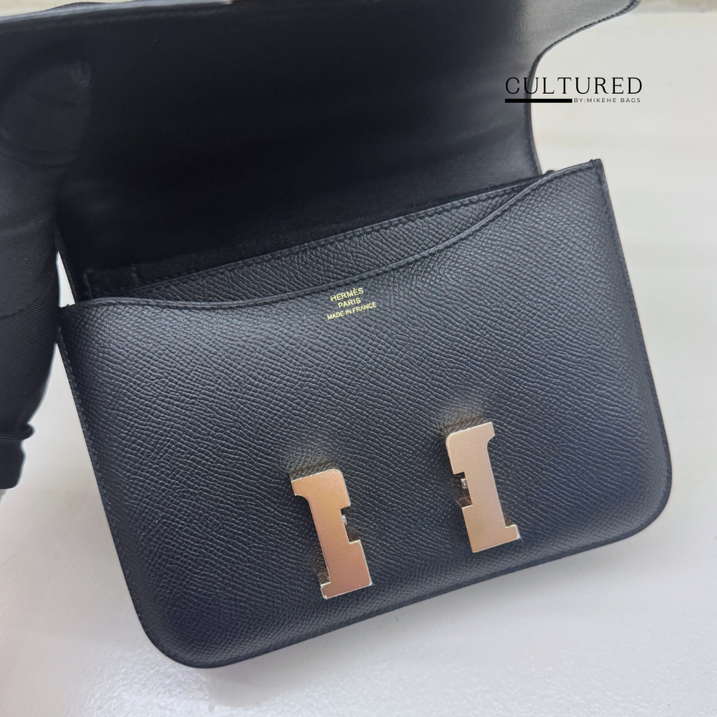 Hermès Constance 19 in Black