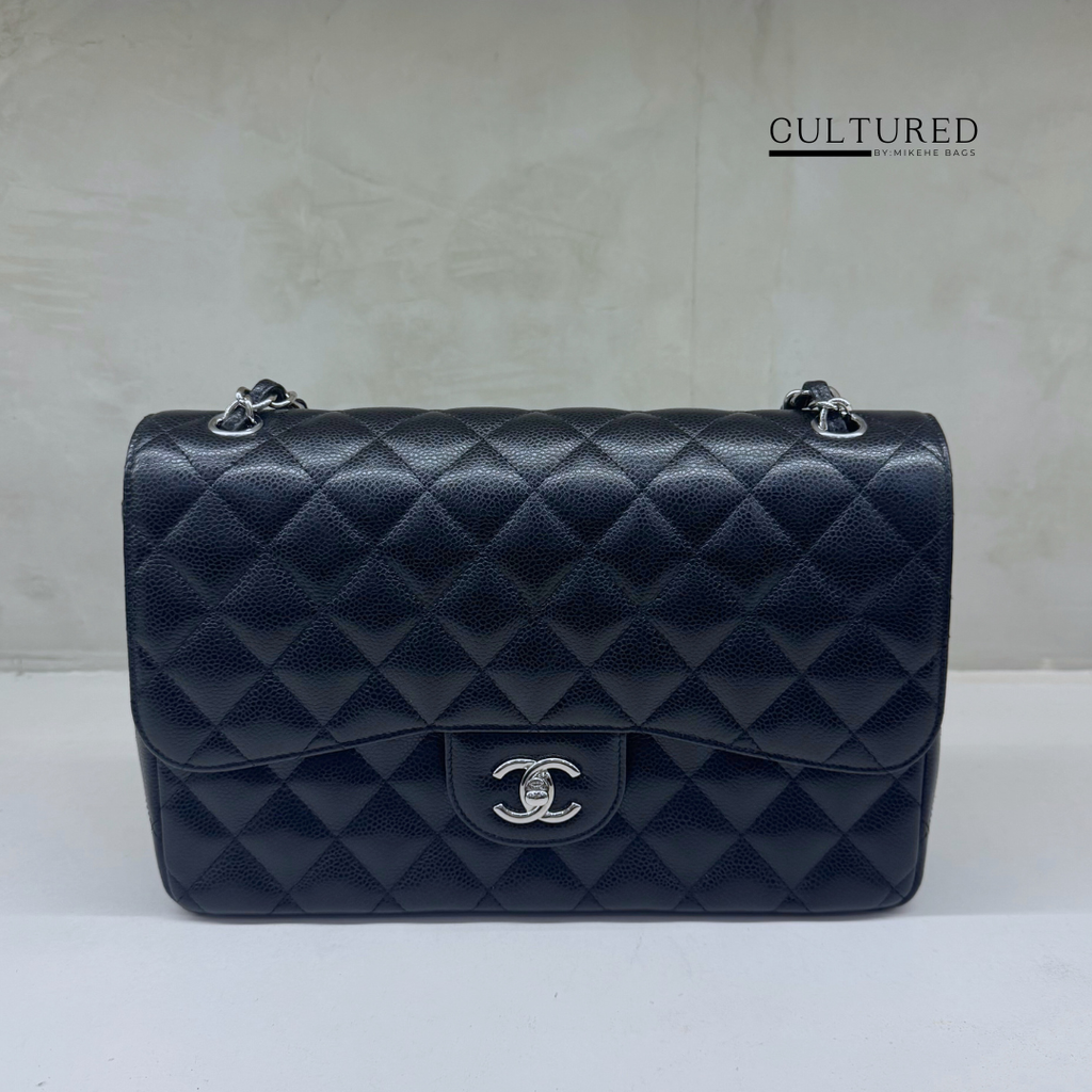 Chanel Jumbo Flap in Black Caviar