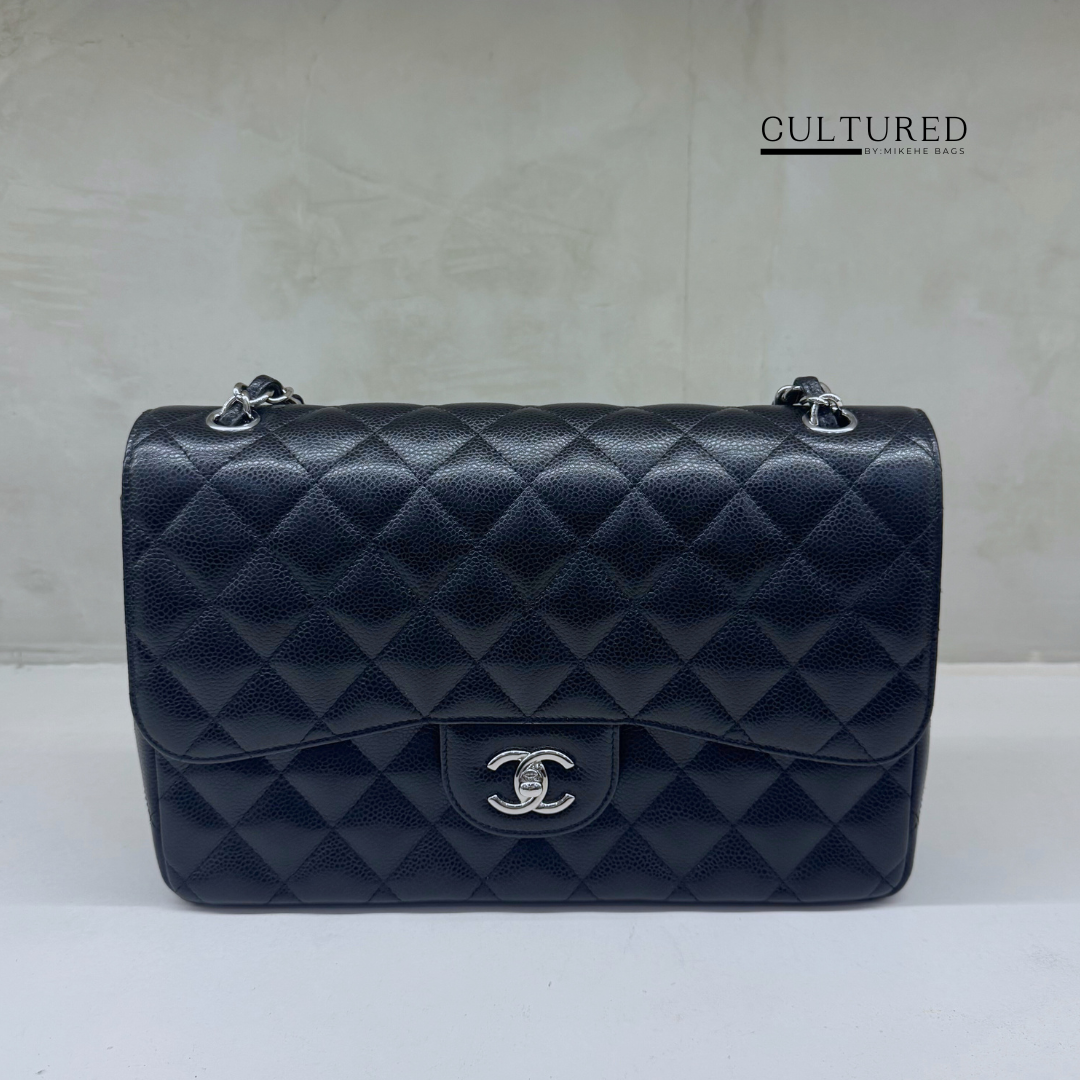 Chanel Jumbo Flap in Black Caviar