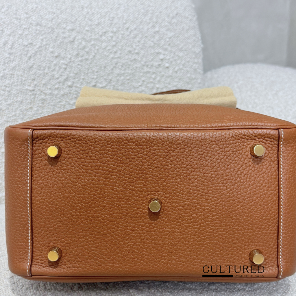 Hermès Lindy 26 in Gold on Gold