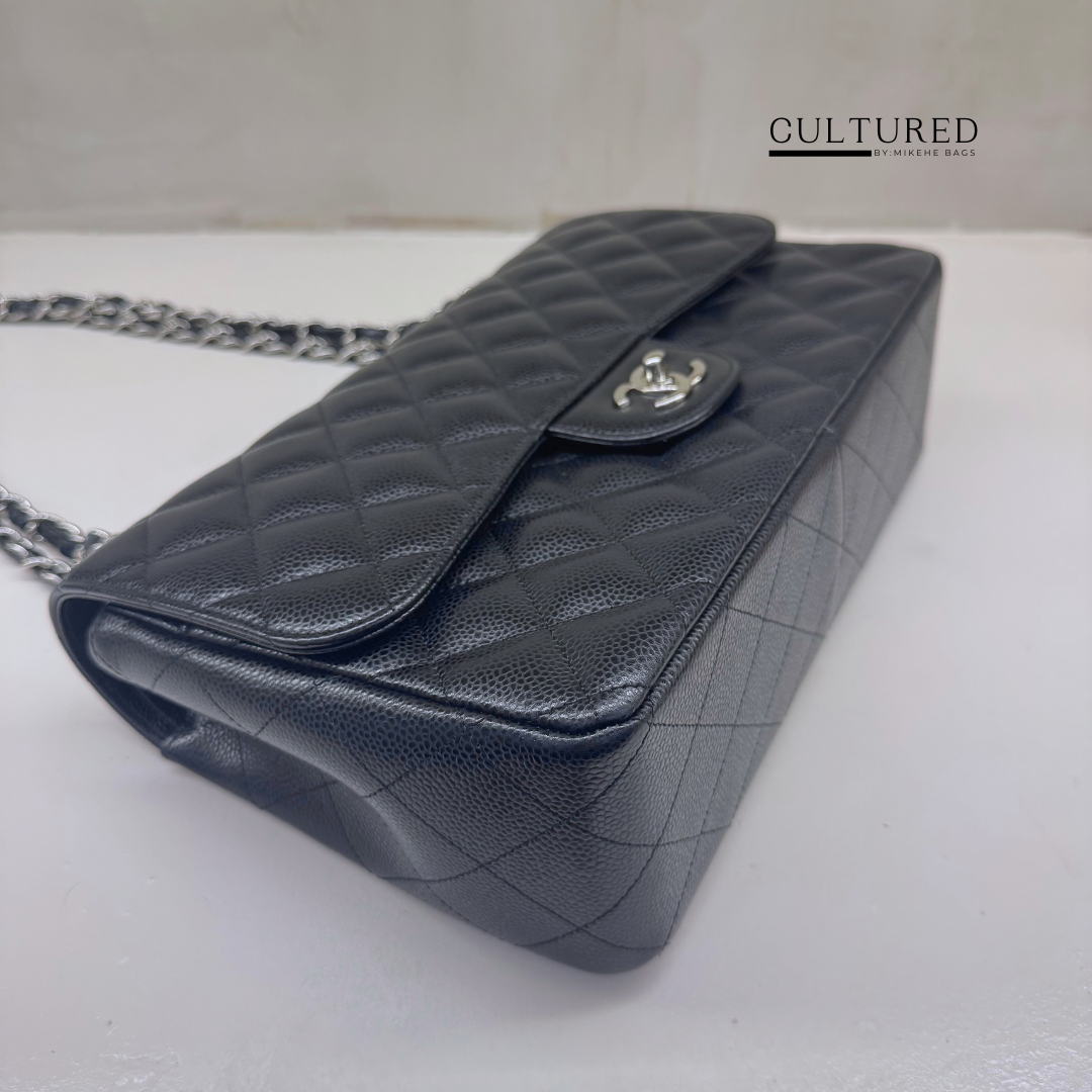 Chanel Jumbo Flap in Black Caviar