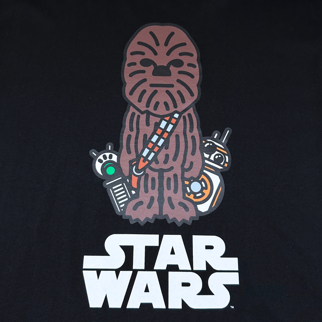 BAPE x Star Wars Chewbacca T-Shirt in Black