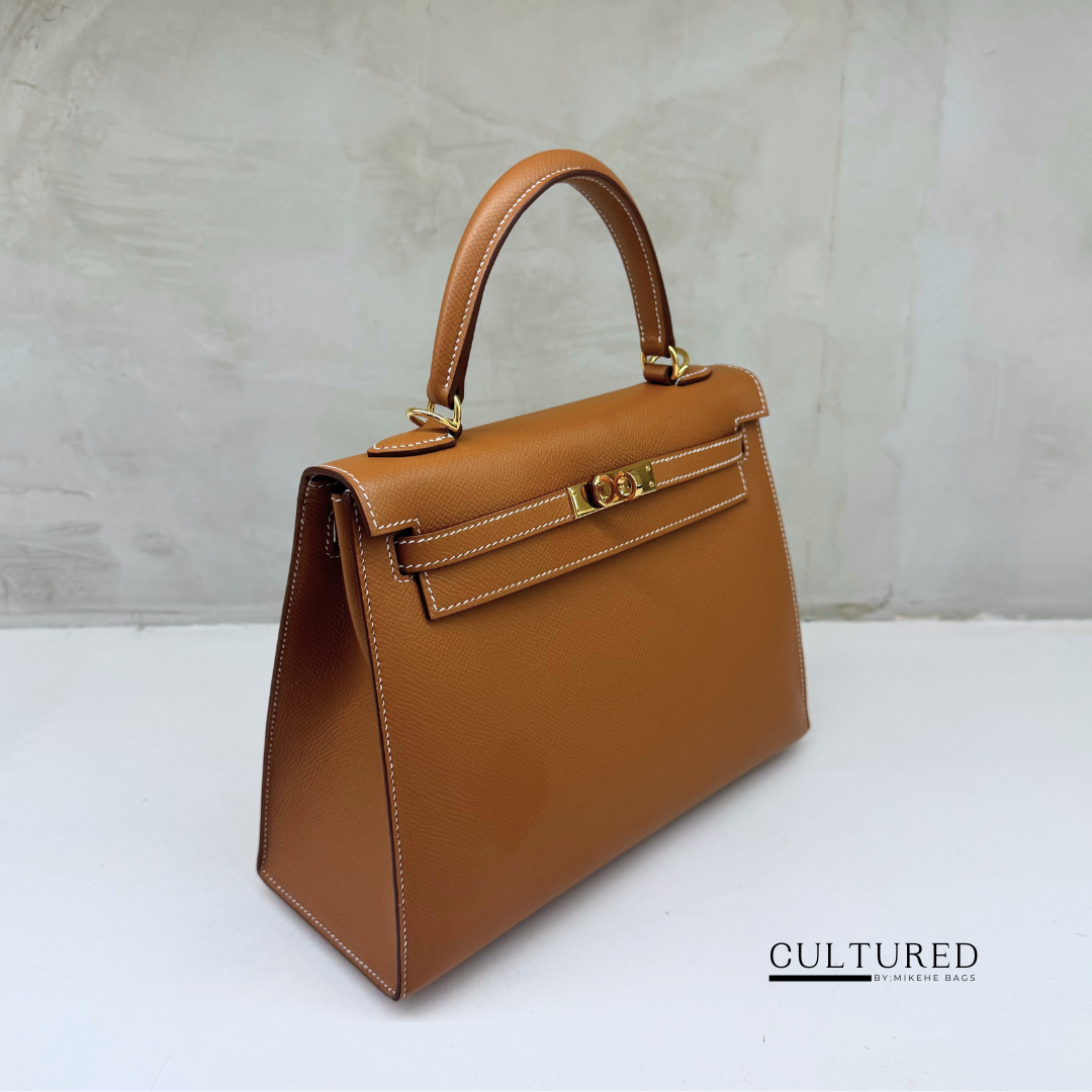 Hermès Kelly 25 in Gold on Gold