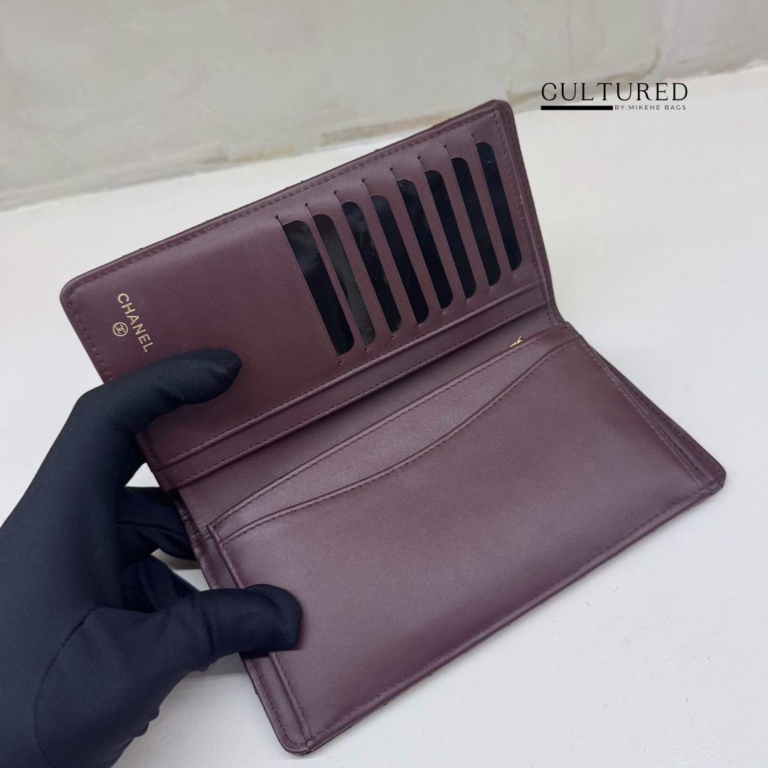 Chanel Classic Flap Wallet in Black Caviar