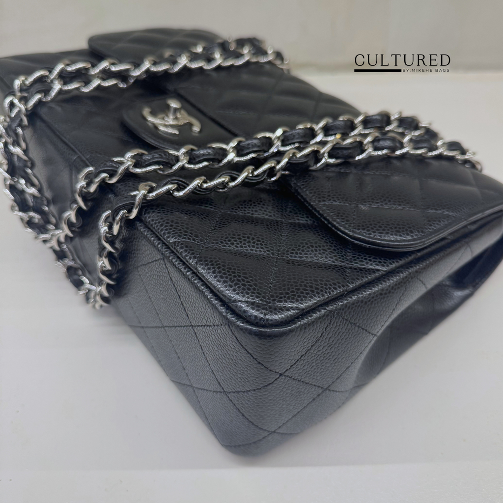 Chanel Jumbo Flap in Black Caviar