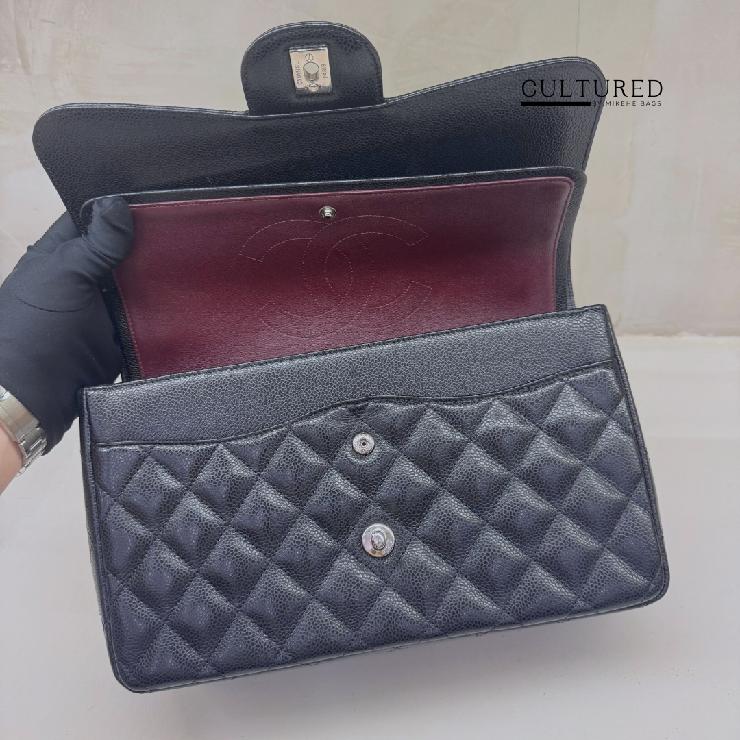 Chanel Jumbo Flap in Black Caviar