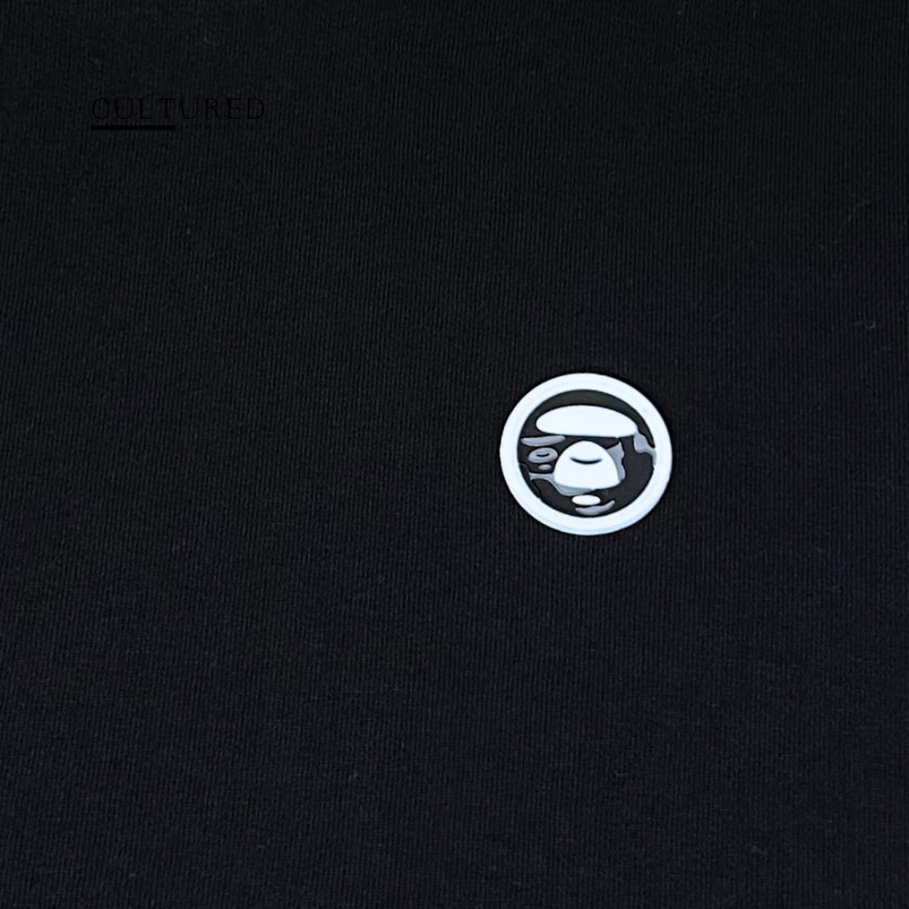 AAPE One Point Logo T-Shirt in Black