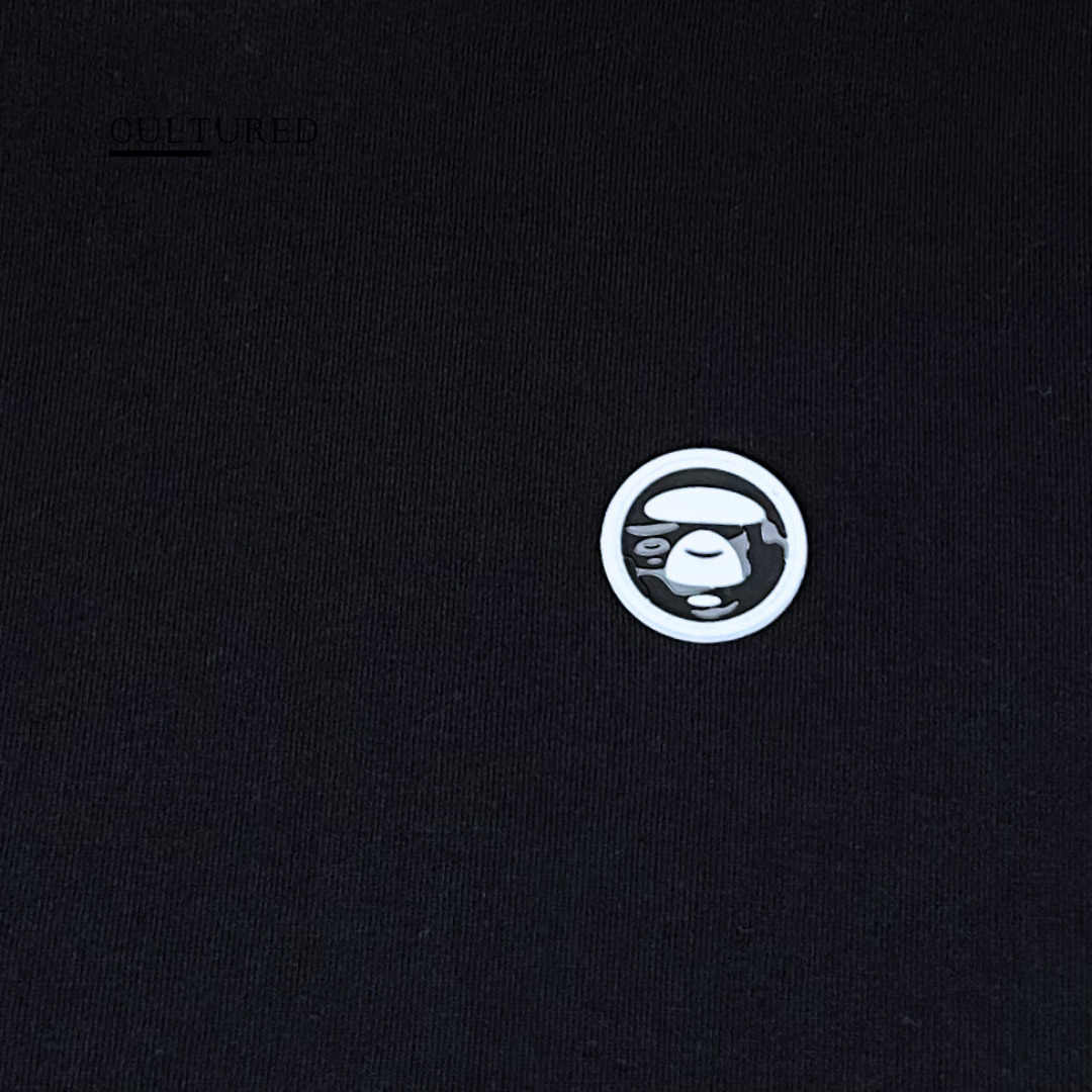AAPE One Point Logo T-Shirt in Black