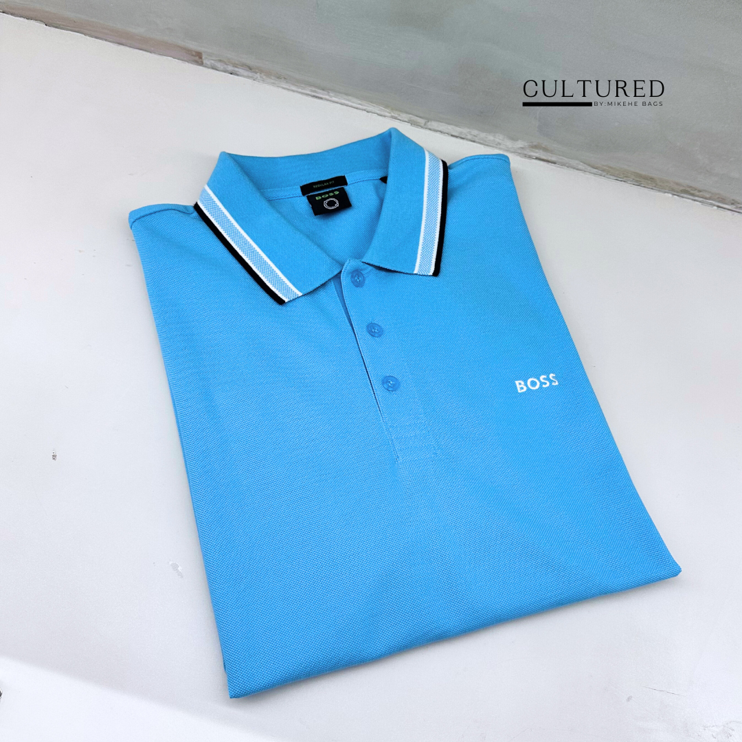 Boss Paddy Polo Shirt in Blue
