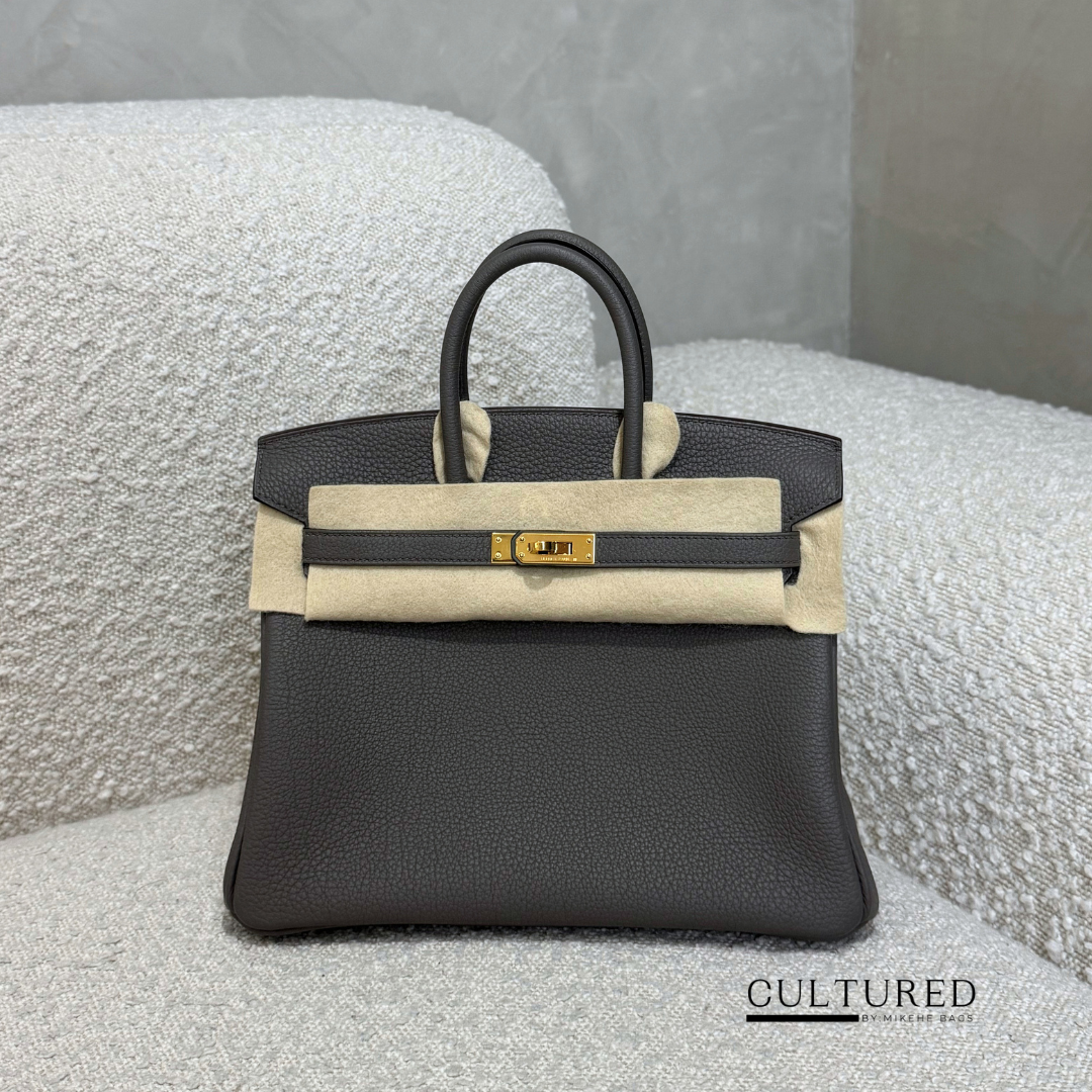 Hermès Birkin 25 in Etain