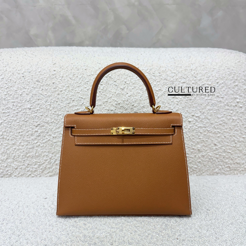 Hermès Kelly 25 in Gold on Gold