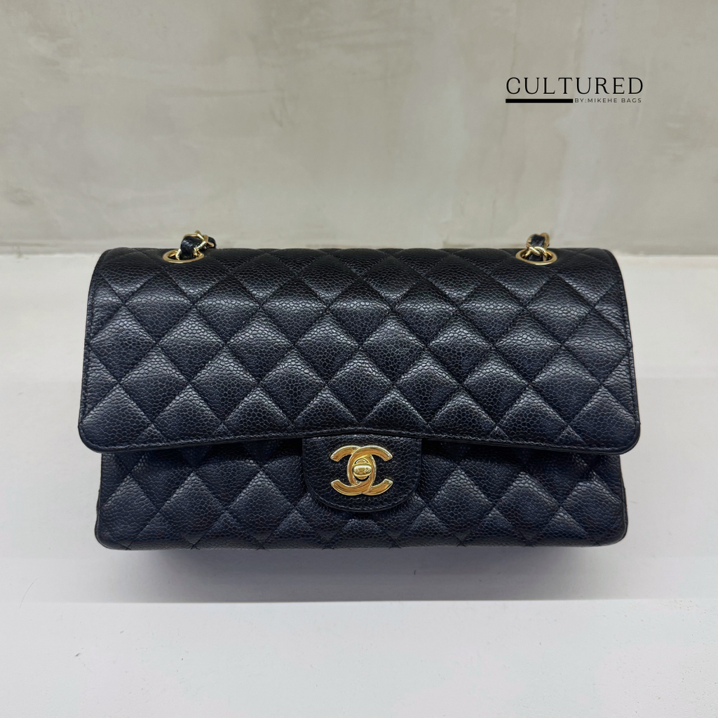Chanel Classic Medium Flap in Black Caviar