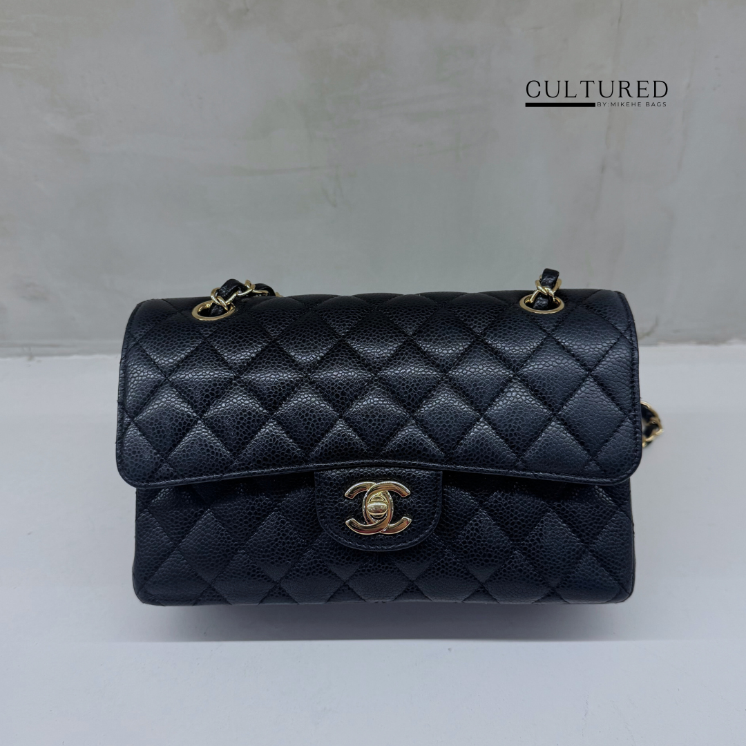 Chanel Classic Small Flap in Black Caviar