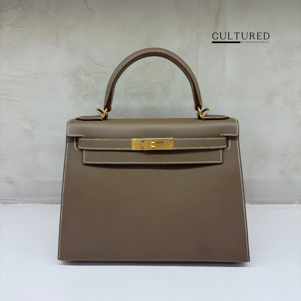 Hermès Kelly 28 in Etoupe