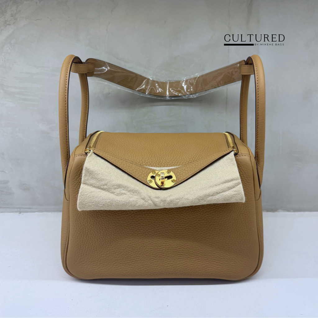 Hermès Lindy 26 in Biscuit