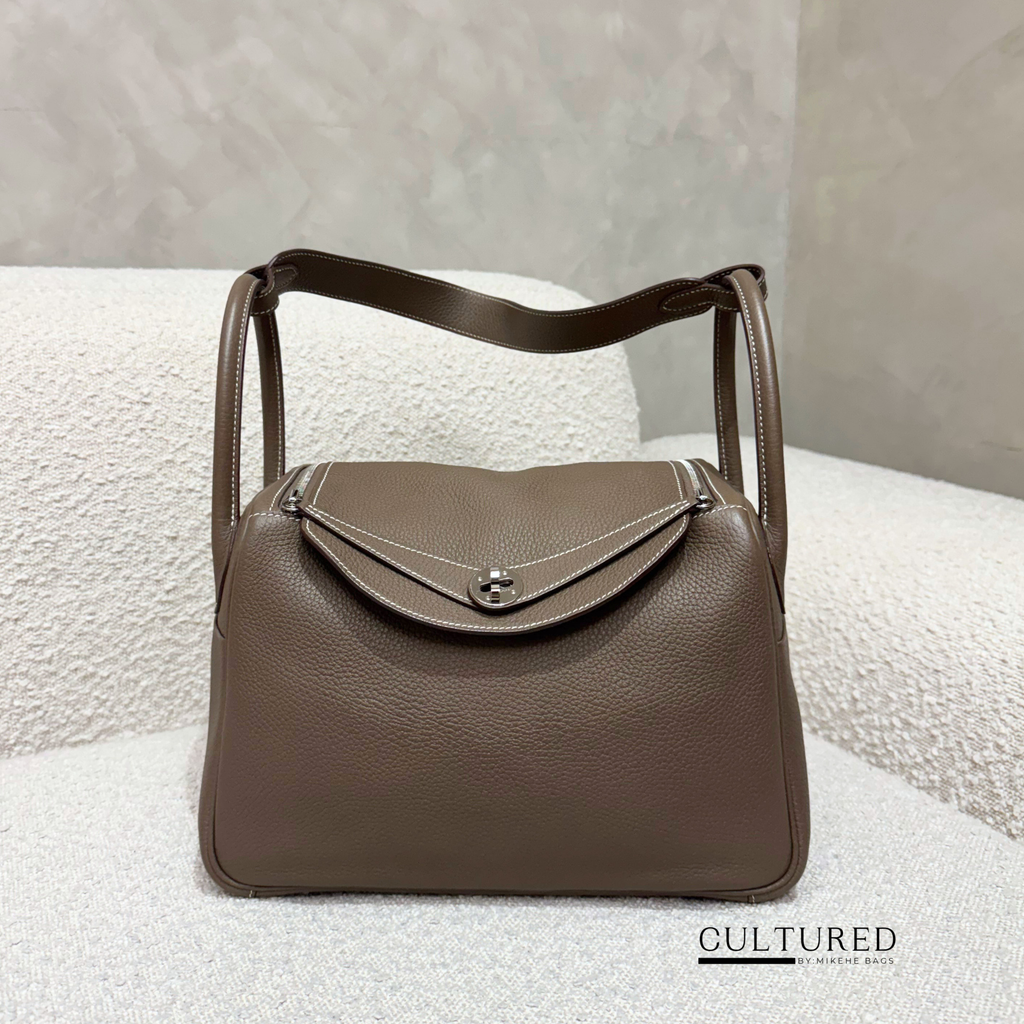Hermès Lindy 30 in Etoupe Phw