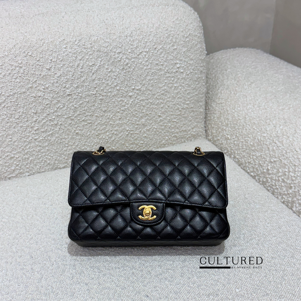 Chanel Medium Flap in Black Caviar