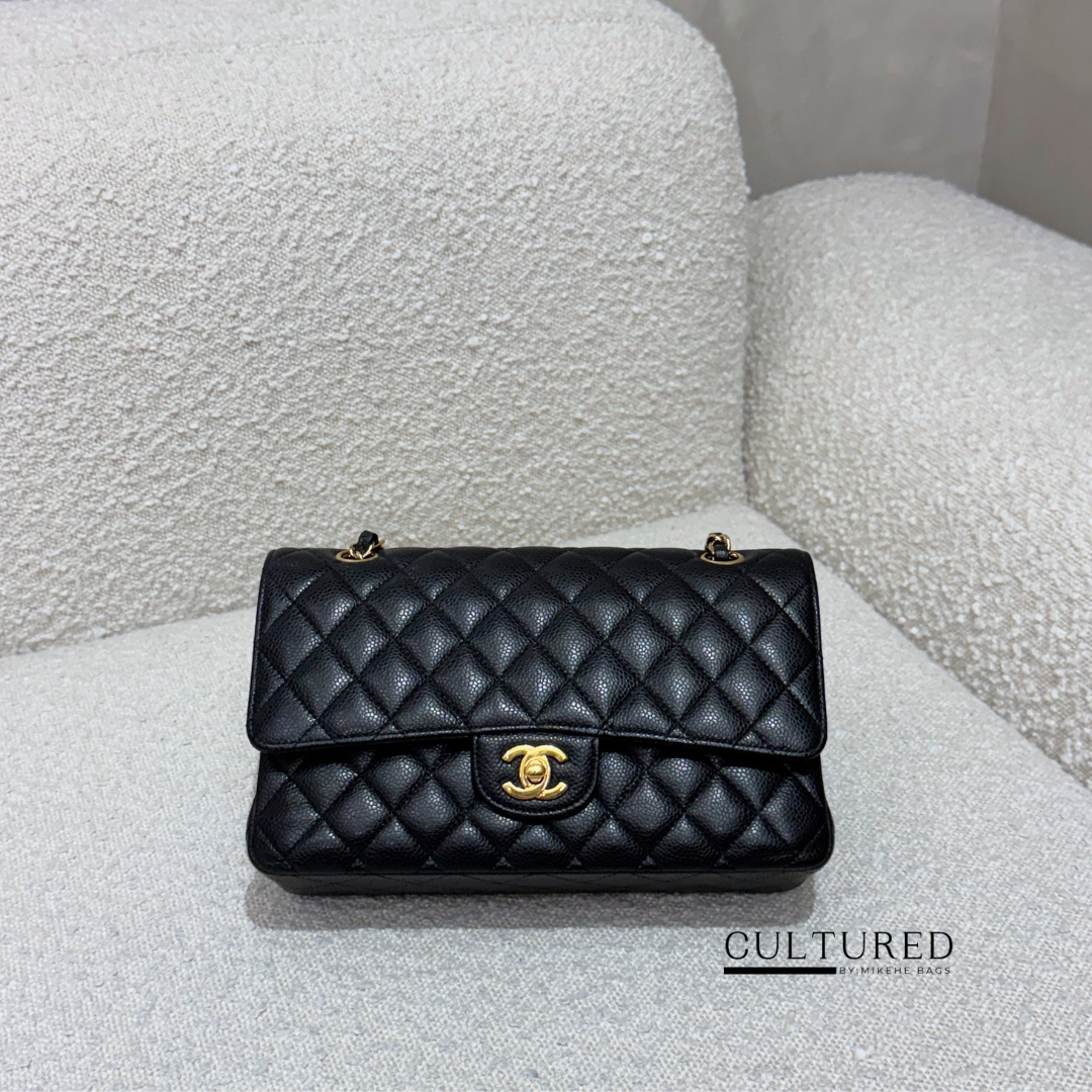 Chanel Medium Flap in Black Caviar